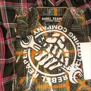 Rebel Reaper The Dublin Flannel XL St. Patrick's Day Limited Edition BNIB